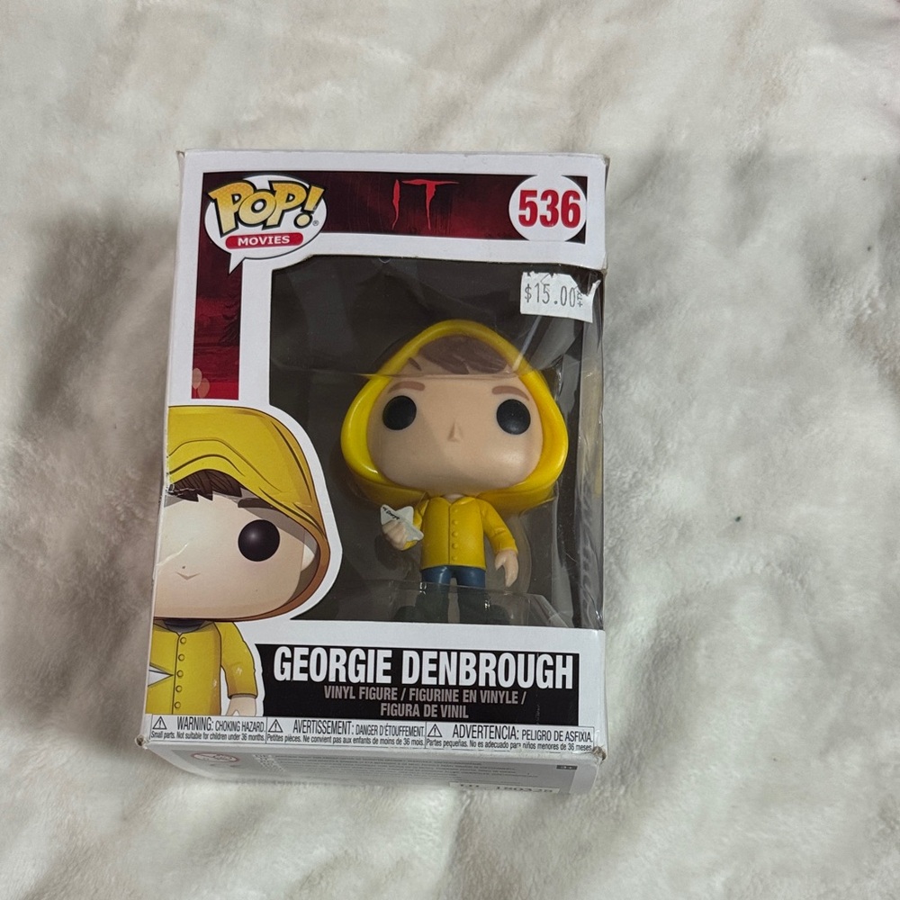 Funko Georgie Denbrough Vinyl Figure with Yellow Hood